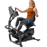 Teeter FreeStep Recumbent Cross Trainer Stepper, Zero-Impact Exercise Bike Alternative w/Patented Physical Therapy Stride, Up to