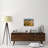 Eroded Buttes Showing Layers Of Sedimentary Rock, Badlands National Park, South Dakota-Canvas Art-24X18