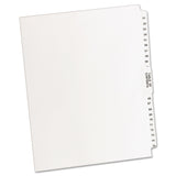 Avery 11396 Legal TOC Dividers, Side Tabs 5175, Letter Size, White, 26 Tabs/ST