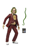 NECA - Beetlejuice (1988) - 7 Scale Action Figure - Red Tuxedo Beetlejuice in Blister Packaging