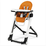 Peg Perego Siesta, Grow With Baby Folding High Chair & Recliner, Height Adjustable, Quick Clean & Easy Push Wheels For Babies &