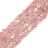 Natural Madagascar Rose Quartz Freedom Chips Loose Beads 5-11mm for Jewelry Making DIY Handmade Craft 16 inch