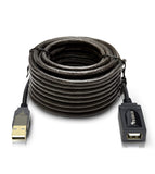 BlueRigger USB Extension Cable (32FT/10M, Long Active USB2.0 Extender, Male to Female Repeater, Data Transfer Cord)- for Game Co