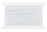 LYZXMLBL White Elastic Cord String - 2mm (0.08 inch) Diameter Round Stretch Bungee Cord for Bracelet Making, DIY Crafts, Sewing