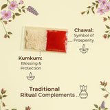 Store Indya Premium Designer Peach Rakhi Set Of 2 With Roli Chawal For Bhaiya Bhabhi Traditional Lumba Set, Thread Rakhi With S,Nylon,Multicolor