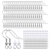 ATORSE 3xEarring Making Set Jump Rings 75Pairs Earring Backs Fish Hook DIY Craft