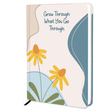 Wordwin Hard Bound Notebook Diary With Ribbon Bookmark | A5 Size Undated Ruled Journal Diary For Students & Office | 80 Gsm Natu