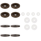 CRL Antique Brass Replacement Washers for Back-to Back Solid Pull Handles - Set