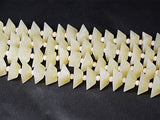 The Design Cart Pastel Yellow Triangular Resin Beads for Jewellery Making, Art and Craft,Size8 mm,Pack of 5 Lines