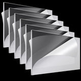 Roowest 6 Pcs 24 x 48 Inch, 1/8 Inch Thick Clear Acrylic Plexiglass Sheets Plastic Transparent Panels Sheets Cut to Size Cast Ac