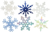 Creative Impressions CI63021 2Inch Shimmer Snowflakes, Large, 50 Per Package