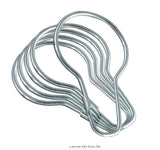 A person who loves lifeShower Curtain Ring Hook Metal Shower Ring 100pcs