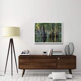 Bald Cypress Swamp, Sam Houston Jones State Park, Louisiana-Paper Art-42,,X32,,