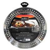 Mr. Bar-B-Q 12 Stainless Steel Skillet, Deep Fryer Strainer for Seafood, Vegetable Grill Basket w/Removable Handle Stainless Ste
