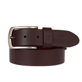 Bhokals I.P.Nova. Chocolate Brown Leather Men Belt (44)