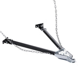 KUAFU Adjustable Tow Bar W/Safety Chain 5000 lbs Towing Capacity Compatible with Most Bumpers and Mounting Area Ranges from 24 t