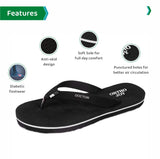 Ortho Joy Doctor Orthopedic Slippers For Ladies Daily Use/Mcr Chappals For Women,Black,3,B094VJGQW1