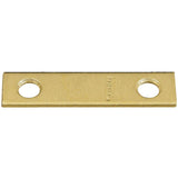NATIONAL MFG/SPECTRUM BRANDS HHI, 2 x 1/2, Bright Brass Finish National/Spectrum Brands HHI N190892 Mending Plate