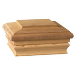 Deckorators 4X4 Newport Copper High Top Fence Cedar Post Cap Rot Resistant, Made with Cedar, for Outdoor Fences, Mailboxes & D