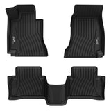 3W Floor Mats Fit for Benz E-Class 2017-2023 2024 2025 TPE All Weather Custom Fit Floor Liner for E300 E320 E400 E350 E63 E550,
