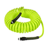Flexzilla Polyurethane Recoil Air Hose, 1/4 in. x 25 ft., ZillaGreen LP1425AFZ