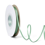 Laferri Double Faced Sage Green Satin Ribbon,1/8 X 50 Yards,Thin Fabric Ribbon Use for Gift Wrapping DIY Craft Floral Bouquets W