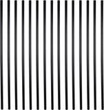 Myard 26 Inches Classic Hollow Round Iron Deck Balusters Furniture for Deck Railing Porch Staircase Banister Balustrade (25-Pack