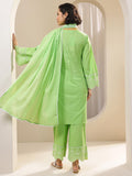 Libas Women'S Pure Cotton Kurta Sets (99262_Green_M)