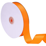 Livder Double Face Satin Ribbon Roll, 1 inch Wide 50 Yard Length (Orange)