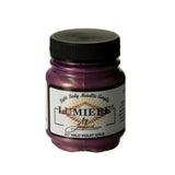 Jacquard Lumiere Metallic and Pearlescent Paint 2.25 Oz, 557 Halo Violet Gold