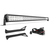 YITAMOTOR 52 LED Light Bar 300W Spot Flood Combo