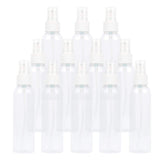 TRENDBOX 12 Pack Empty Transparent Plastic Fine Mist Spray Bottle 120 ml (4 oz)