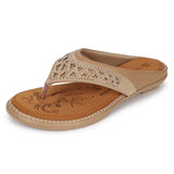 Ortho Joy Doctor Slipper For Women Fancy || Orthopedic Women'S Slipper || Comfortable Slippers For Women,Beige,10,B0C3XHZPW5