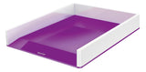 Leitz Wow Letter Tray Dual Colour, Purple