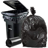 Plasticplace 95-96 Gallon Trash Bags 2.0 Mil Black Heavy Duty Garbage Can Liners 61x 68(50 Count)