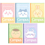 SunStar Stationery Chiikawa Notebook Campus Notebook Dot ARuled Chiikawa S2691620