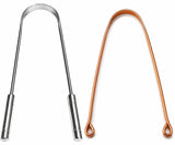 Varneya Pure Copper Tongue Cleaner With Stainless Steel Tongue Scraper | Pack Of 2 | Reusable Oral Hygiene Cleaner For Men & Wom