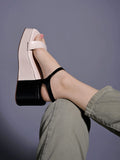 Shoetopia Stylish Solid Cream Platform Heels For Women & Girls /Uk4,Cream,4,B0C6TXYXCD