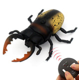 Tipmant RC Beetle Remote Control Insects Realistic Electronic Simulation Climber Animal Prank Toy Vehicle Kids Birthday Gifts (Y