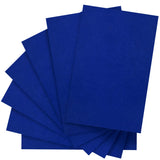 IOOLEEM Dark Blue Felt Sheets, 30pcs Pre-Cut Felt Fabric Sheets for Crafts, Sewing - Close to A4 Size (18x28.5 cm), Rectangle