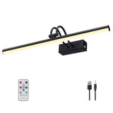 RAIFOOLLY Picture Light,20in Battery Operated Art Lights for Paintings,Remote Display Accent Light with Timer and Dimmable for W