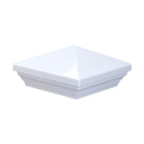 Myard Screw-Free Universal Fence Pyramid Top Cap fits Post 4 x 4 Inches (Actual Post Size 3.5'' x 3.5'', 89mm x 89mm) Porch, Han