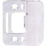 Stone Harbor Hardware Adjustable Strike Plate, Polished Chrome