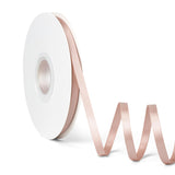 Laferri Vanilla Satin Ribbon,1/4 X 50 Yards,Double Faced Thin Fabric Ribbon Use for Gift Wrapping DIY Craft Floral Bouquets Wedd