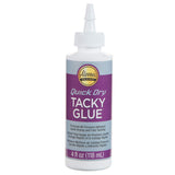 Aleenes Quick Dry Tacky Glue 4oz, School Glue Supplies, Fast Dry Adhesive