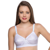 Trylo Women'S Cotton T-Shirt Bra Women'S Non-Wired Bra (Krutika-102_White_38D),White,38,B00QM7QY46