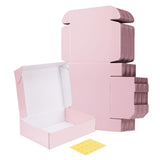 RLAVBL 12x9x3 Shipping Boxes Set of 20, Pink Corrugated Cardboard Box for Packing, Mailing, Business, Gift