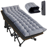 MOPHOTO Oversized Folding Camping Cot for Adults, 78 x 32 XXL Heavy Duty Sleeping Cots for Adults Portable Sleeping Bed Outdoor