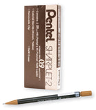 Pentel Sharplet2 Mechanical Pencil, Brown Barrel, Box of 12 (A129E)