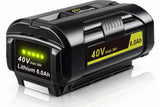 VANTTECH 40 Volt 6.0Ah OP4040 Lithium Battery Replacement for Ryobi 40V Battery OP4060 OP4060A1 OP40601 OP40404 OP40602 OP4051A